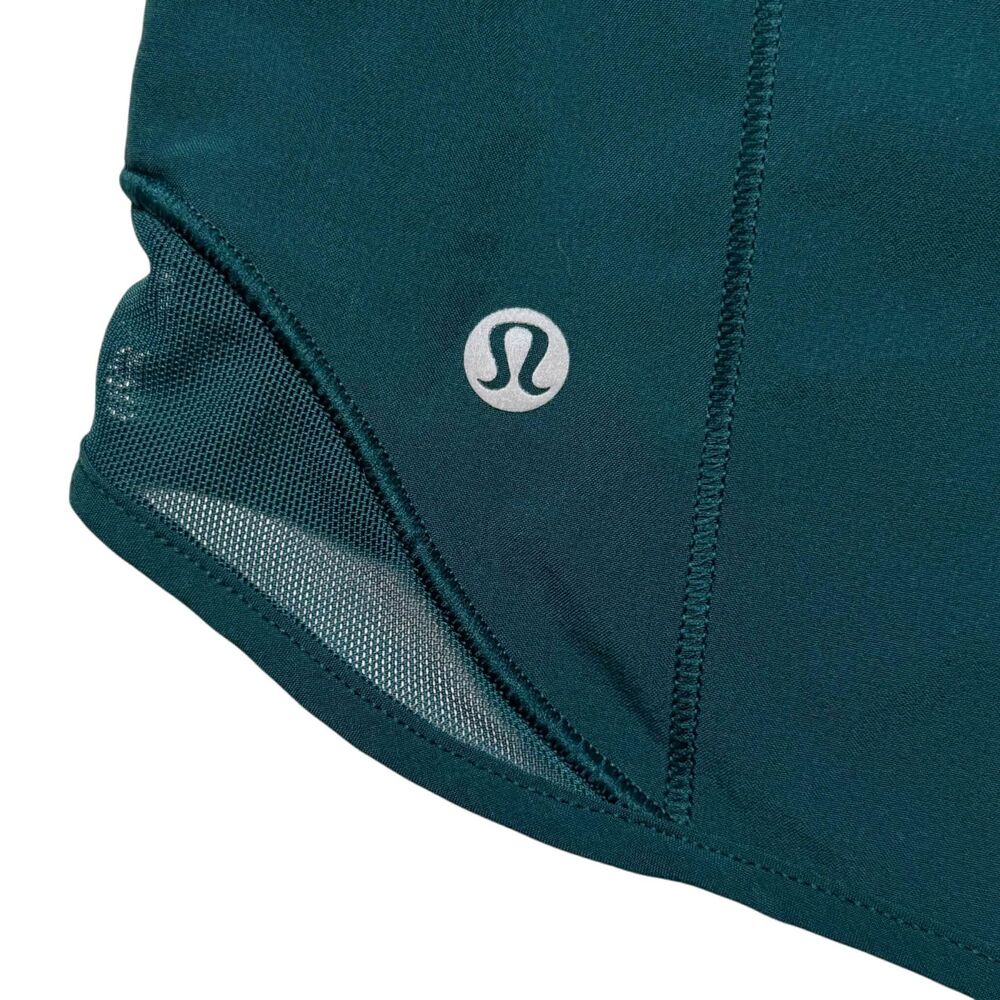 Lululemon Hotty Hot High-Rise Lined Short 4" Storm Teal - Picture 6 of 8